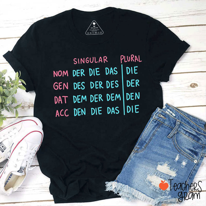 German Grammar German Teacher T-Shirt