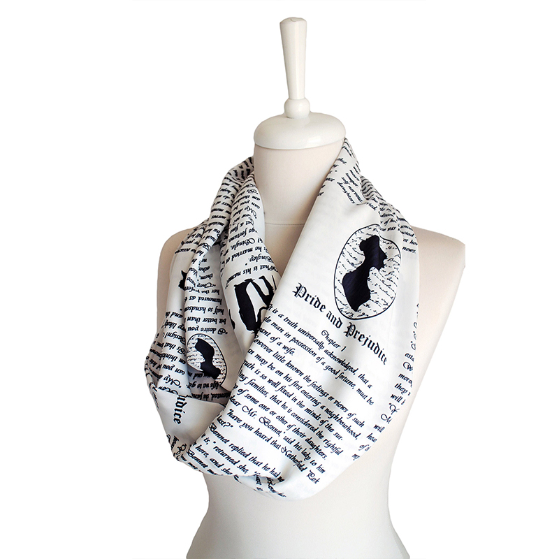 Pride And Prejudice Book Scarf