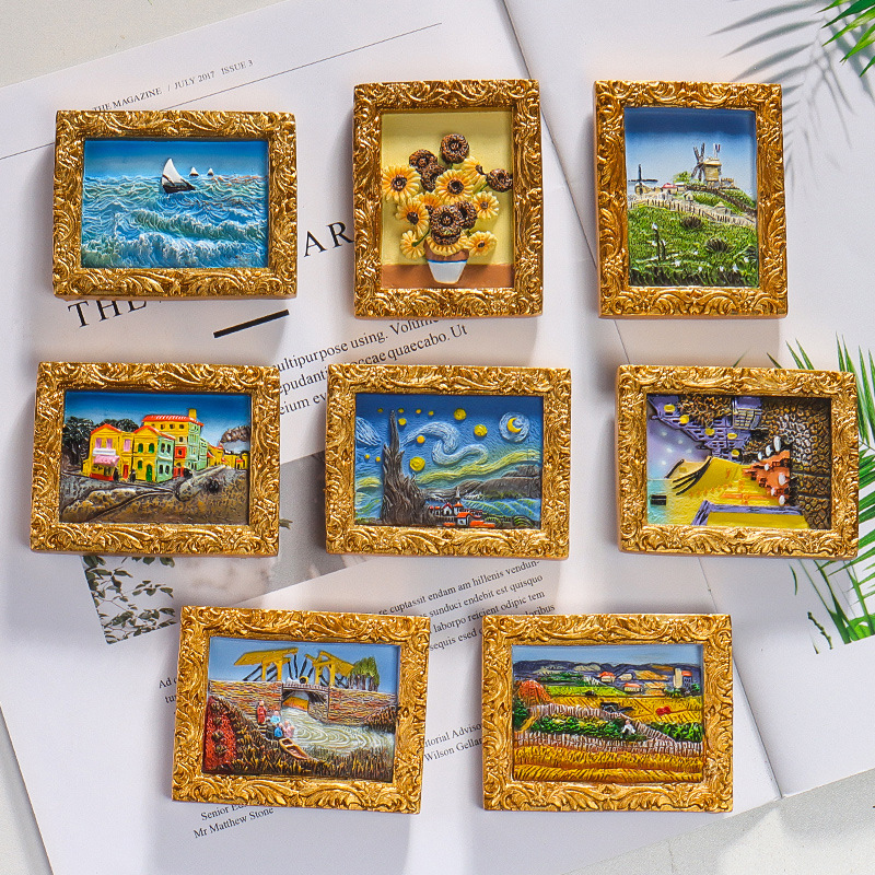World Famous Painting Van Gogh Series Refrigerator Magnet