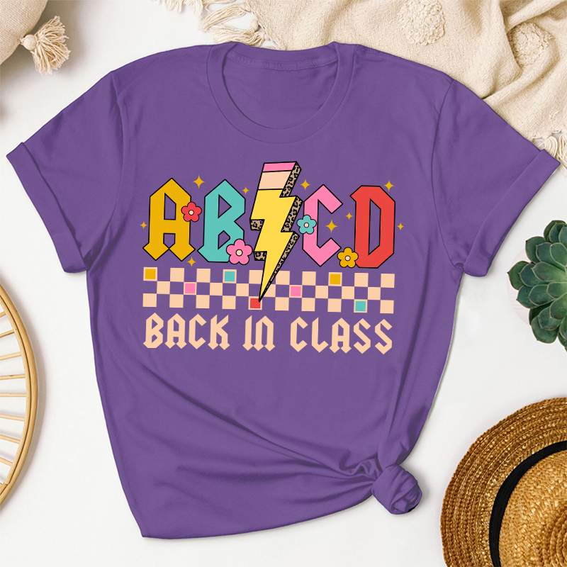 ABCD Back In Class Teacher T-Shirt