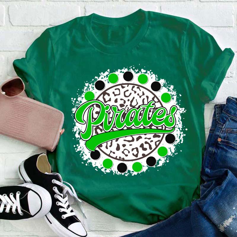 Personalized Mascot Retro Vintage Style Teacher T-Shirt