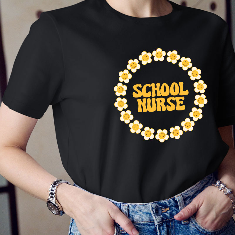 Flowers School Nurse T-Shirt