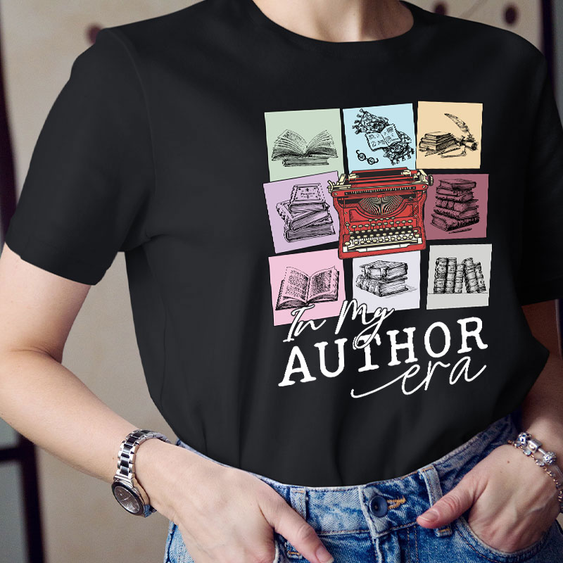 In My Author Era Teacher T-Shirt