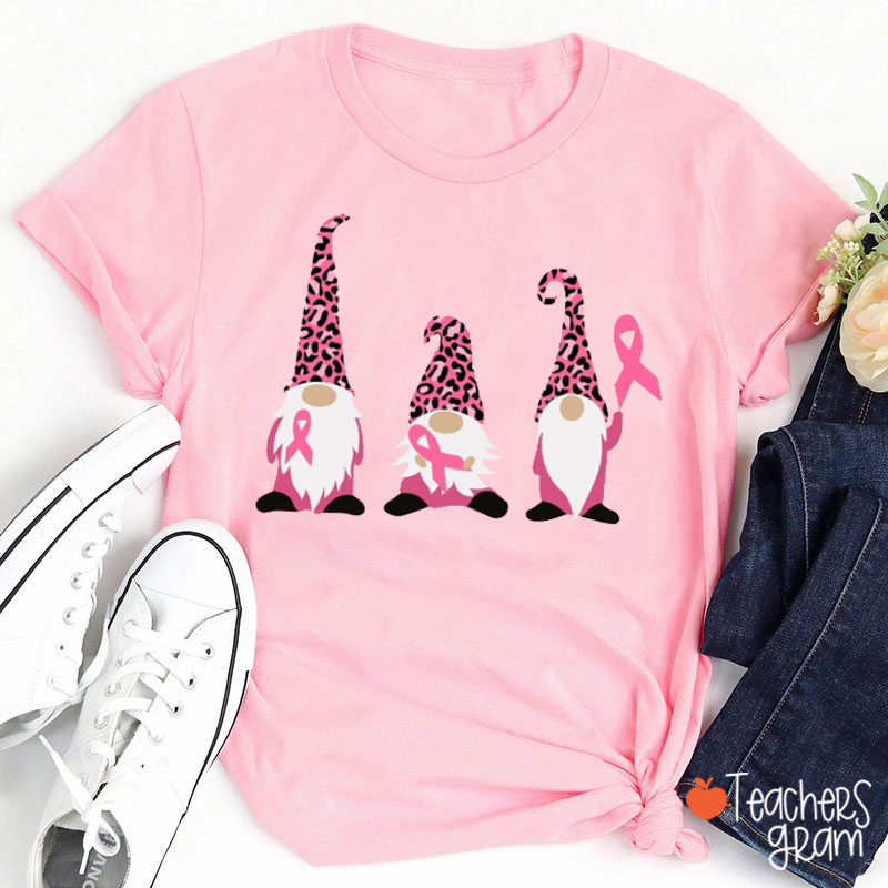 Pink Ghonme Breast Cancer Awareness Teacher T-Shirt