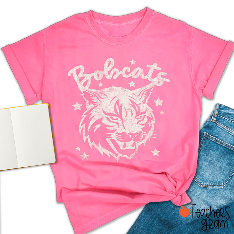 Personalized Mascot Cute Star School Spirit Teacher T-Shirt