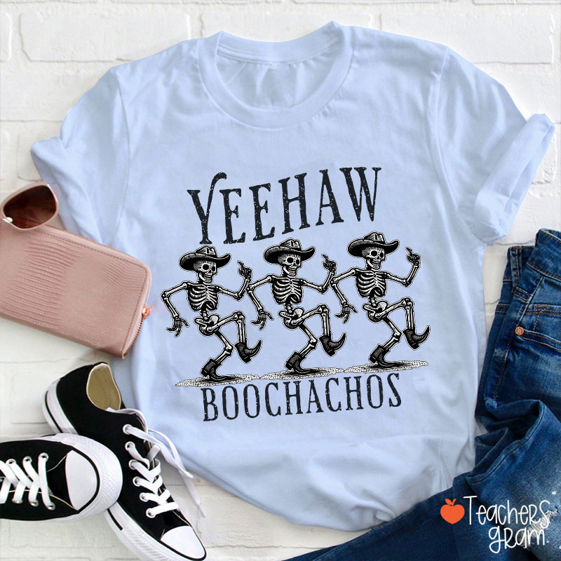 Yeehaw Boochachos Halloween Dance Teacher T-Shirt