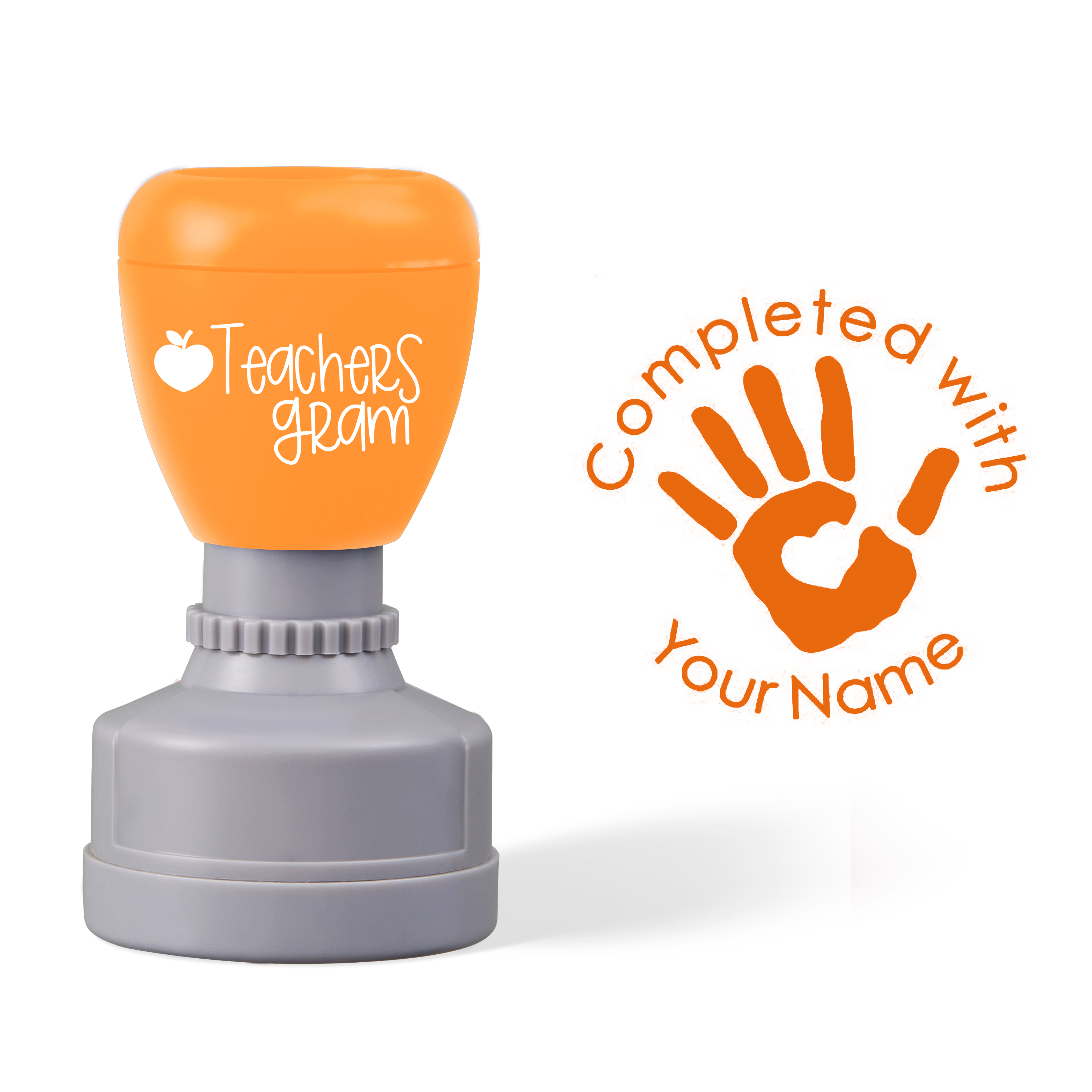 Personalized Name Completed With Teacher Stamp