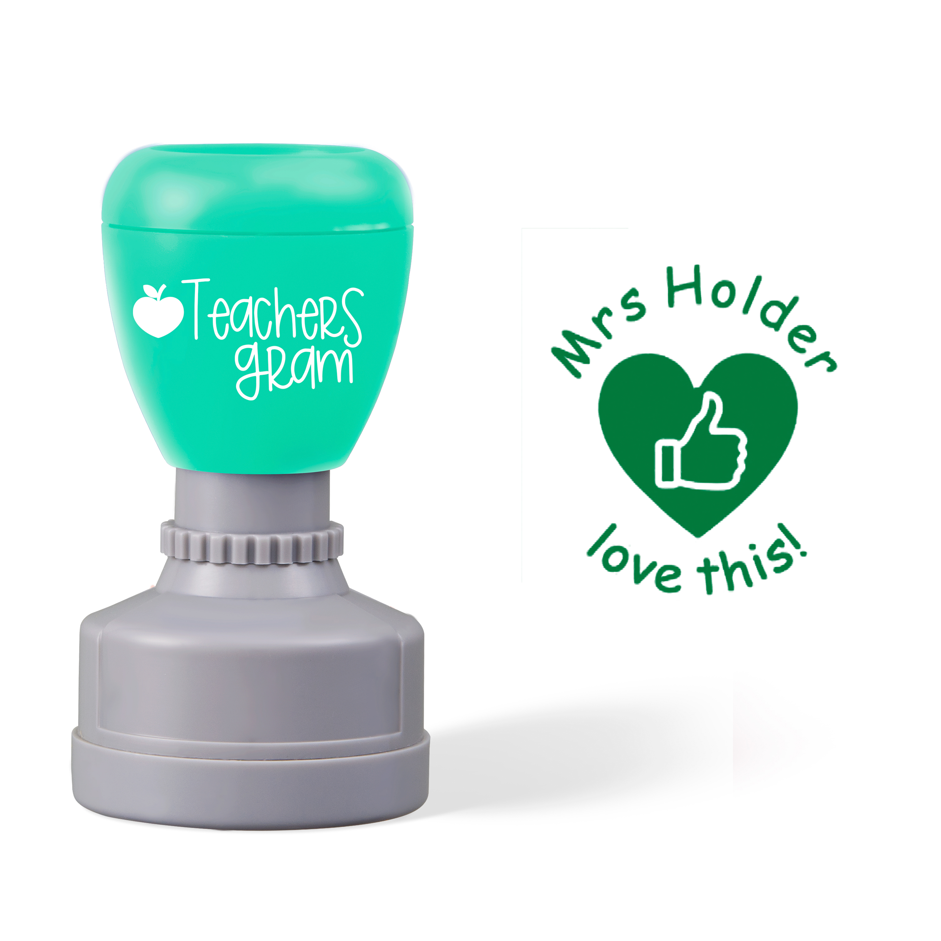 Personalized Name Love This Teacher Stamp