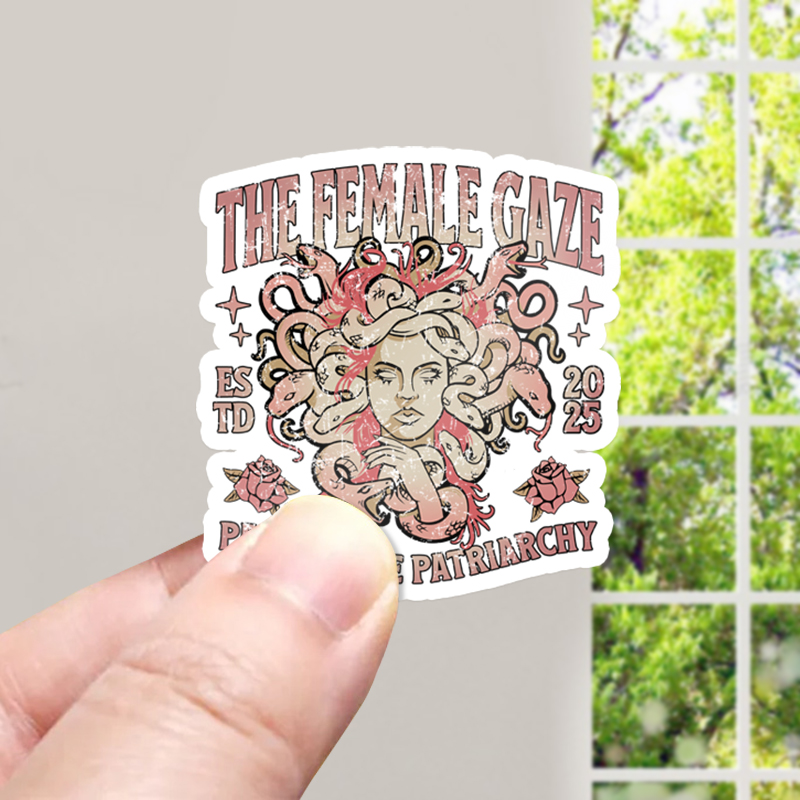 Personalized The Female Gaze Teacher Stickers