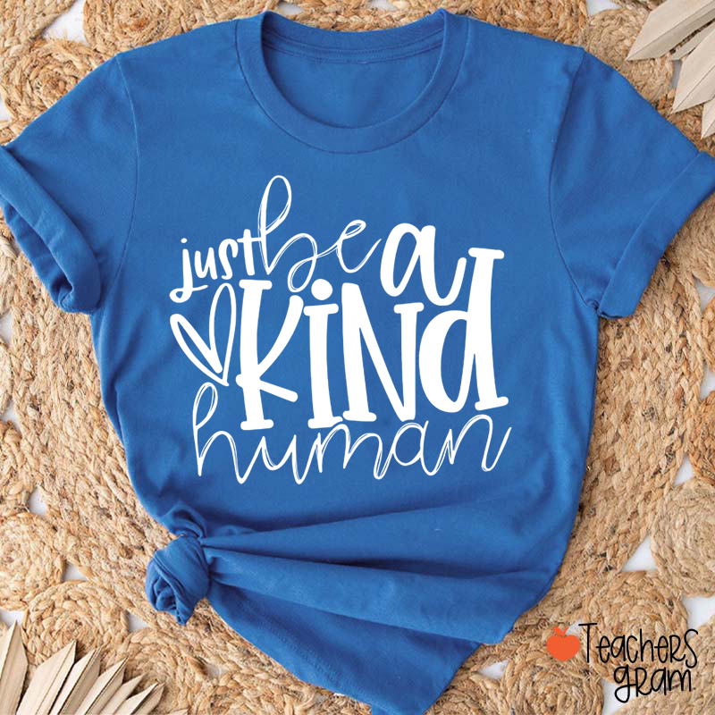 Just Be A Kind Human Teacher T-Shirt