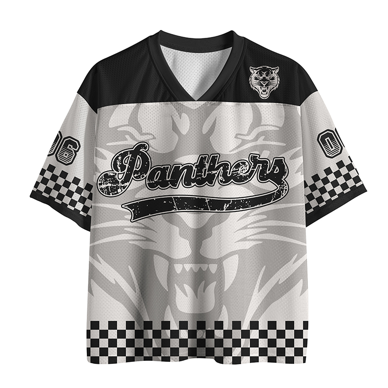 Personalized Mascot School Spirit Game Day Teacher Mesh Jersey