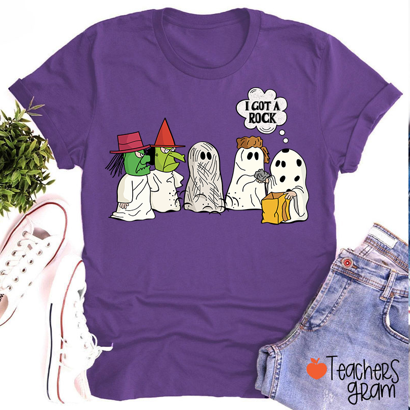 I Got A Rock Halloween Teacher T-Shirt