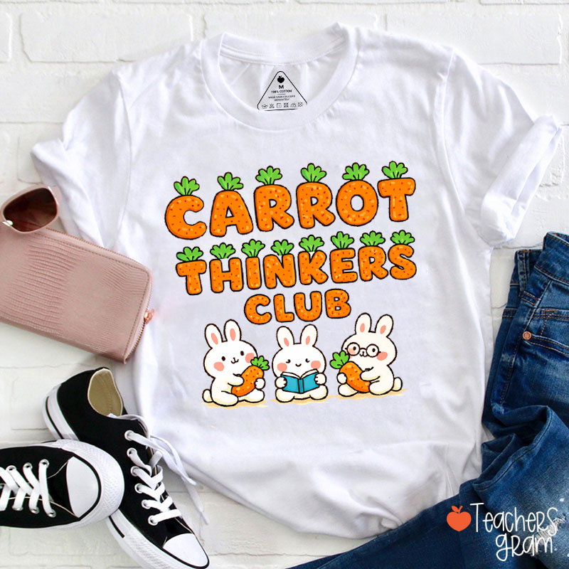 Carrot Thinkers Club Teacher T-Shirt