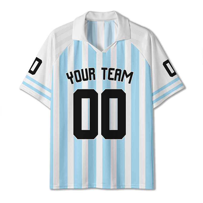 Personalized Team Name And Number Teacher Collar Jersey