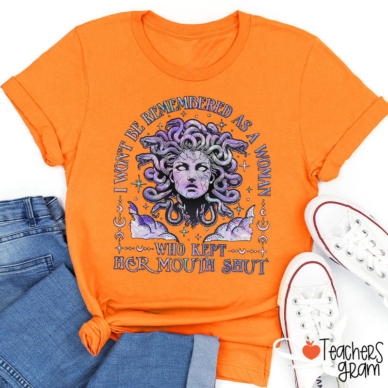 Medusa Feminist Teacher T-Shirt