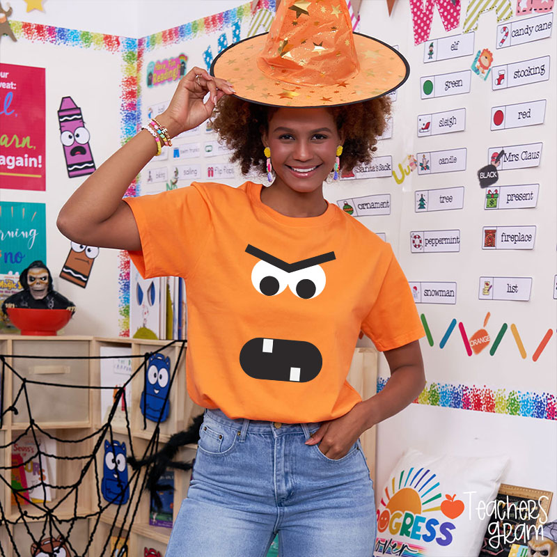 Personalized Book Character Halloween Teacher T-Shirt