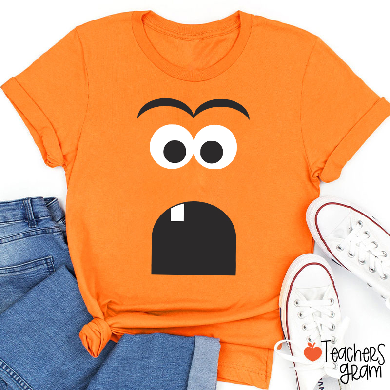Personalized Book Character Halloween Teacher T-Shirt