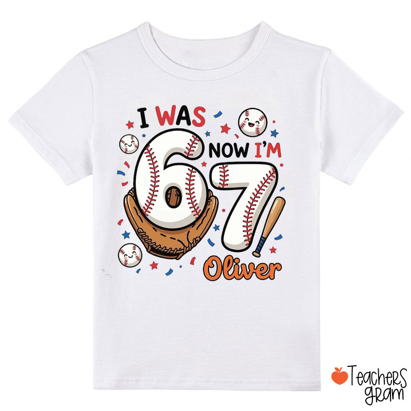 Personalized Sports Birthday Six Seven Class T-Shirt