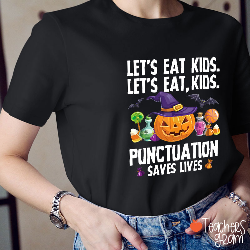 The Evil Halloween Pumpkin Teacher T-Shirt
