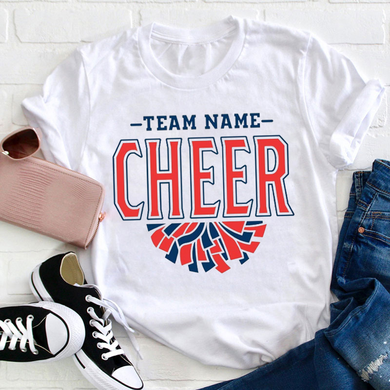 Personalized Team Name Cheer Teacher T-Shirt