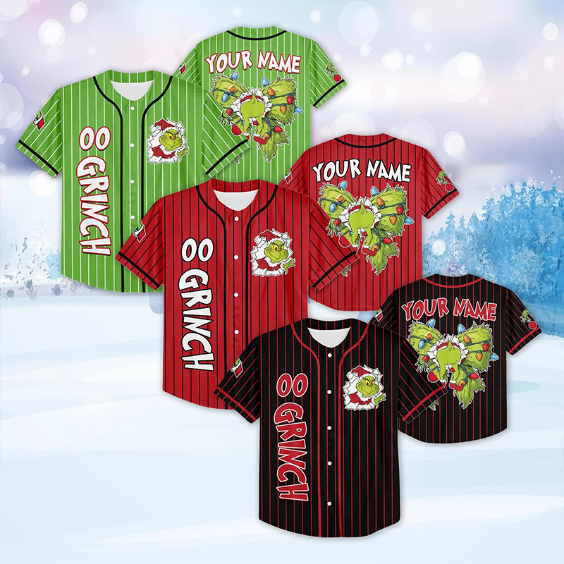 Personalized Name And Number Bow Mean Guy Teacher Baseball Jersey