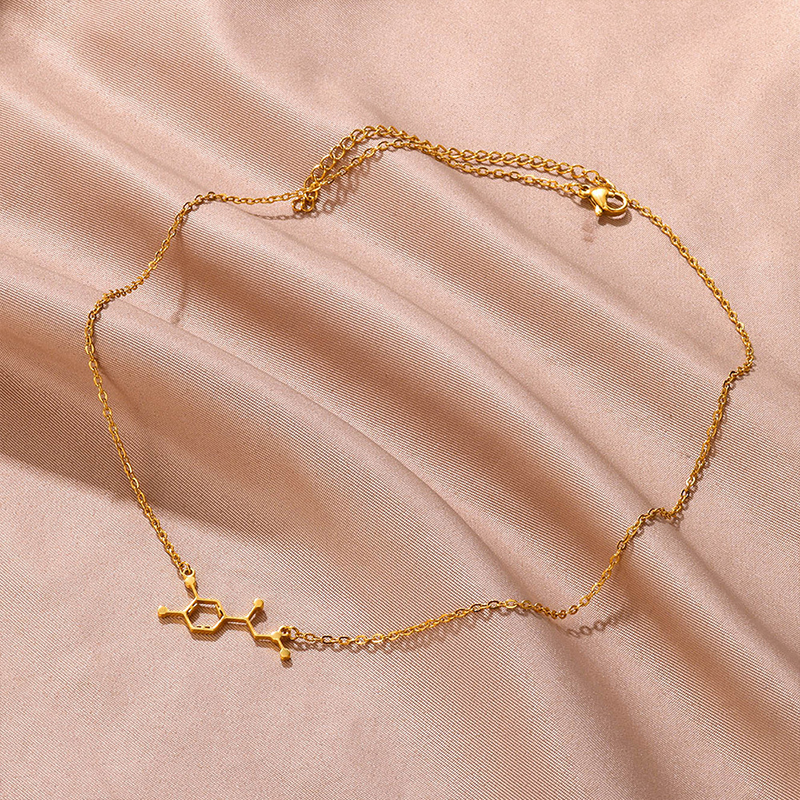 Dopamine Molecular Structure Teacher Necklace
