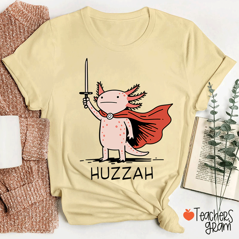 Funny Axolotl Meme Teacher T-Shirt