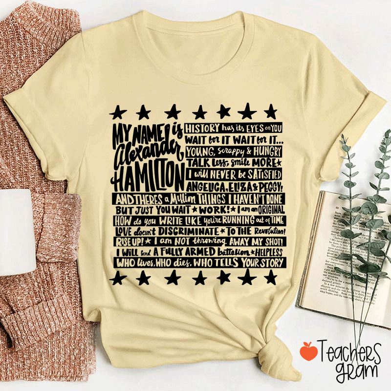 My Name Is Famous Theater Teacher T-Shirt