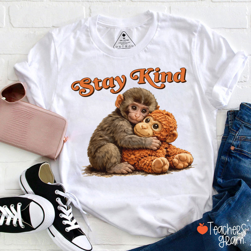 Stay Kind Punch Teacher T-Shirt
