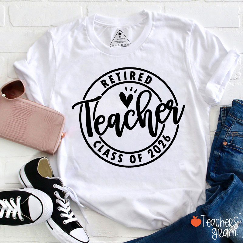 Personalized Looking Forward To Retirement Teacher T-Shirt