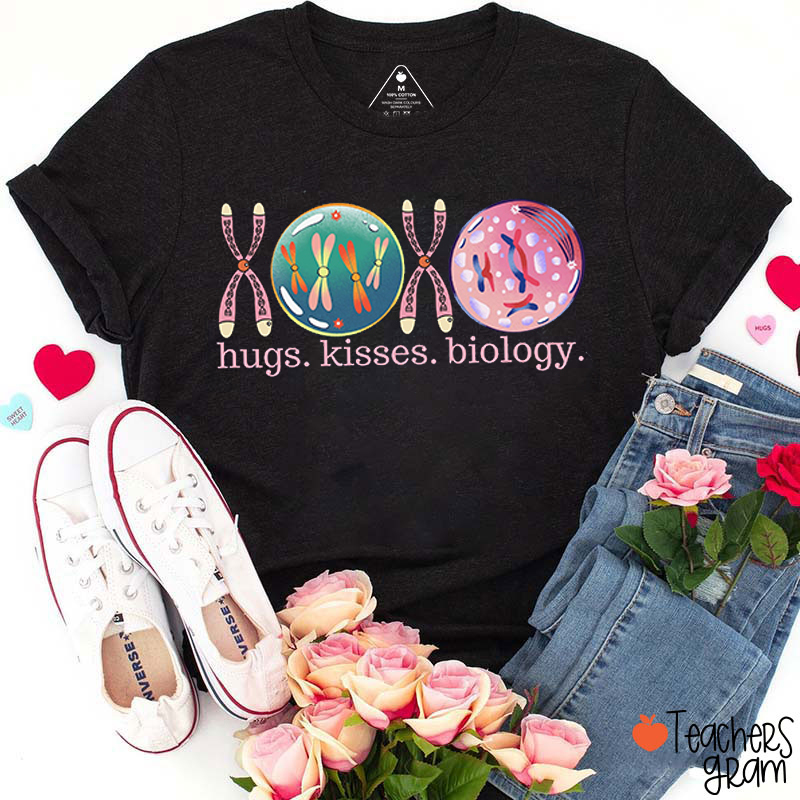XOXO Hugs Kisses Biology Science Teacher T-Shirt