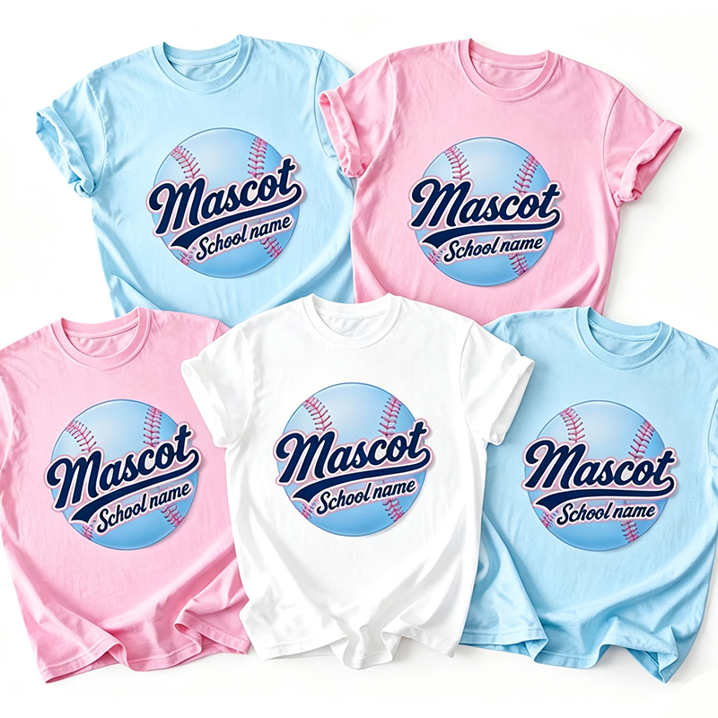 Personalized Mascot And School Name Teacher T-Shirt