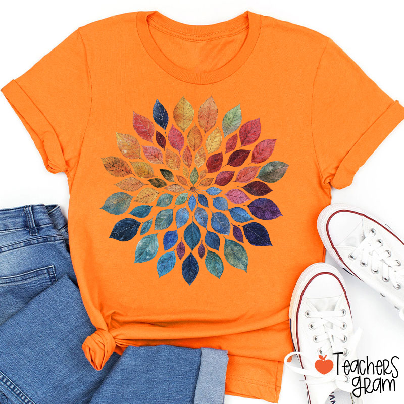 Floral Mandala Teacher T-Shirt