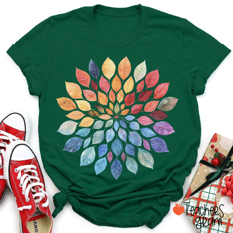 Floral Mandala Teacher T-Shirt
