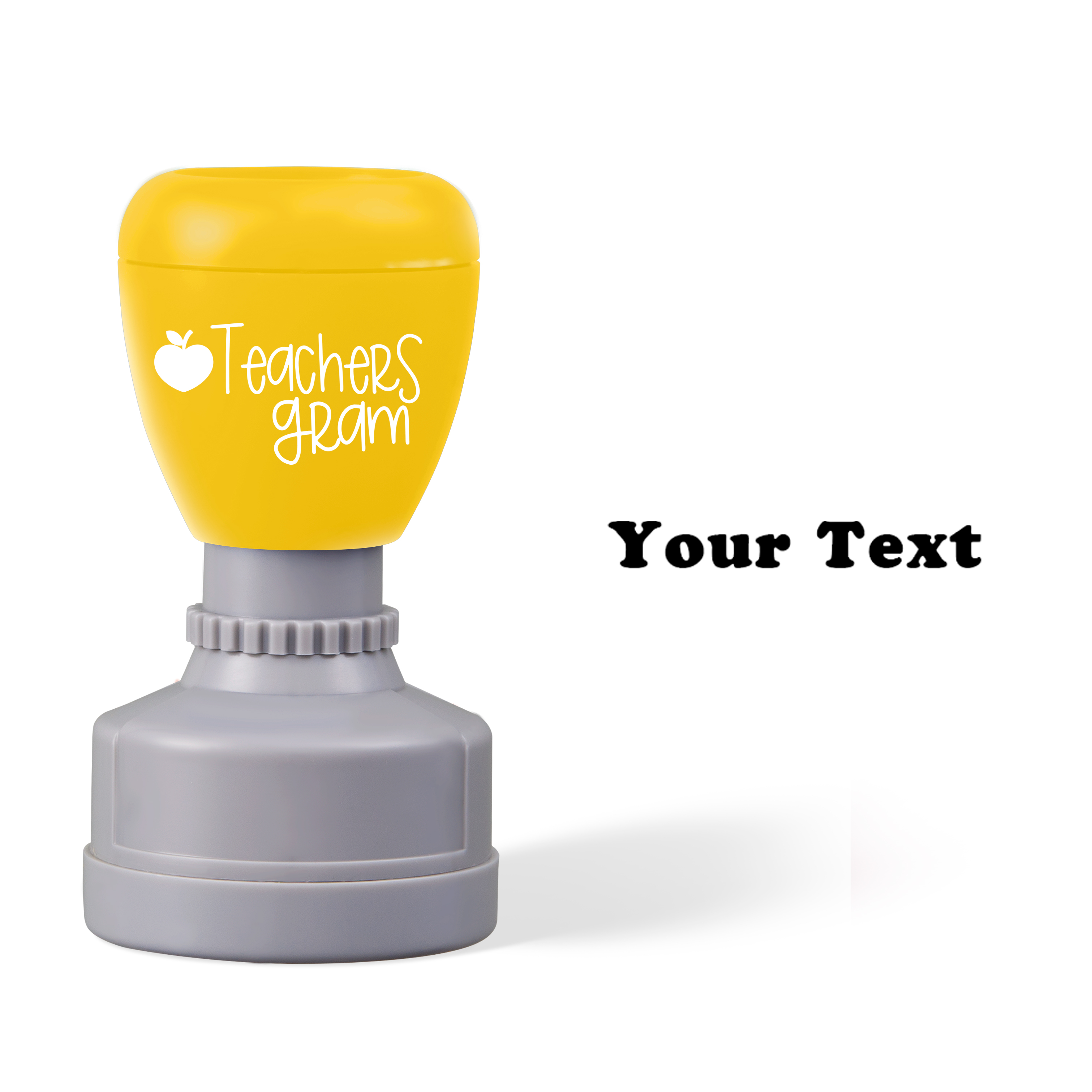 Personalize Text Teacher Stamp