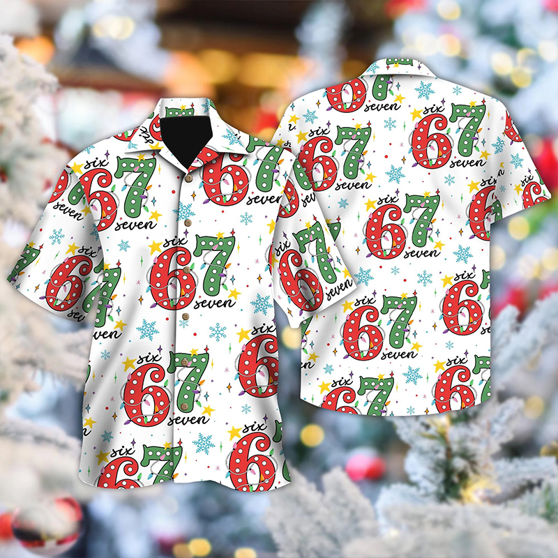 Viral Six Seven Gen Alpha Teacher Short Sleeve Shirt