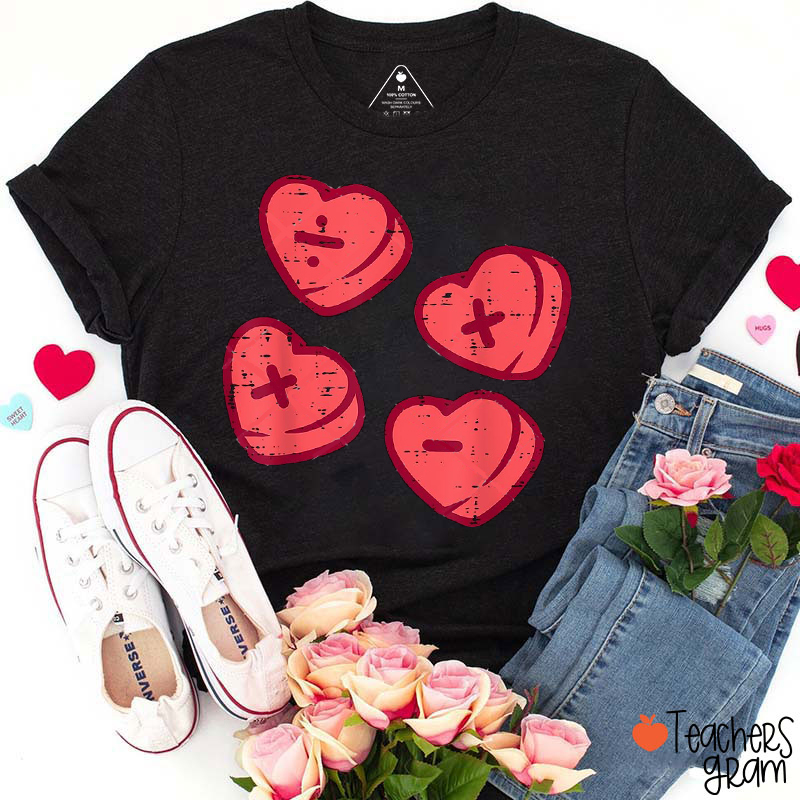 Love Mathematical Symbols Teacher T-Shirt