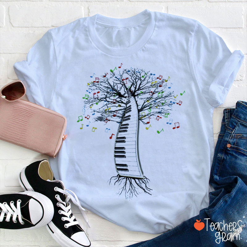 Piano Tree Teacher T-Shirt