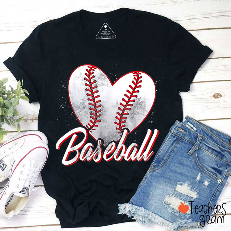 Personalized Sport Heart Teacher T-Shirt