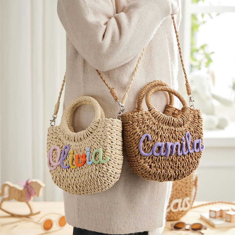 Personalized Bohemian Style Straw HandBag
