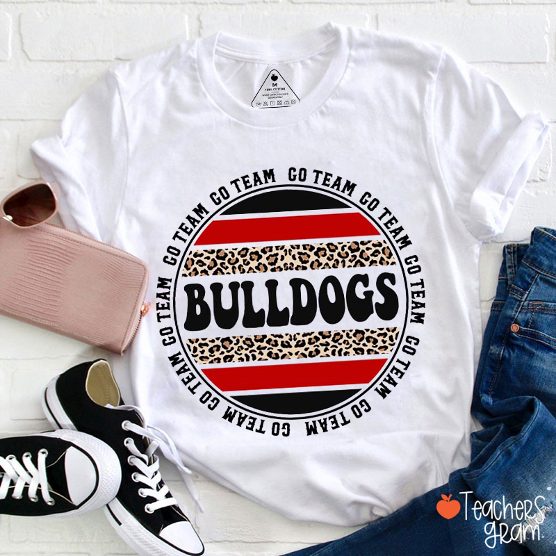 Personalized Mascot Go Team Teacher T-Shirt