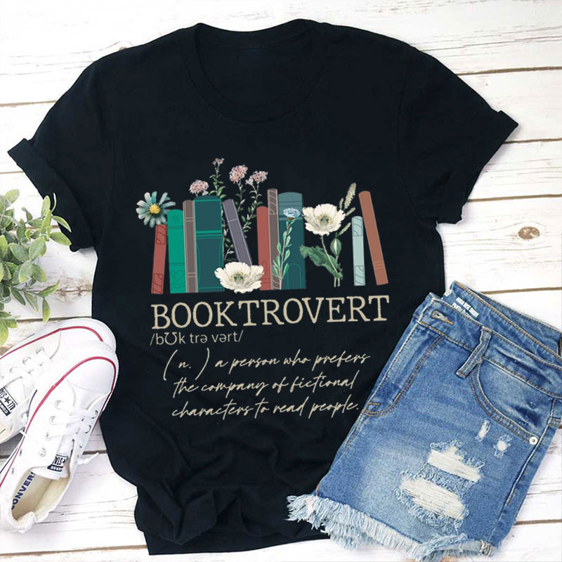Booktrovert Definition Teacher T-Shirt