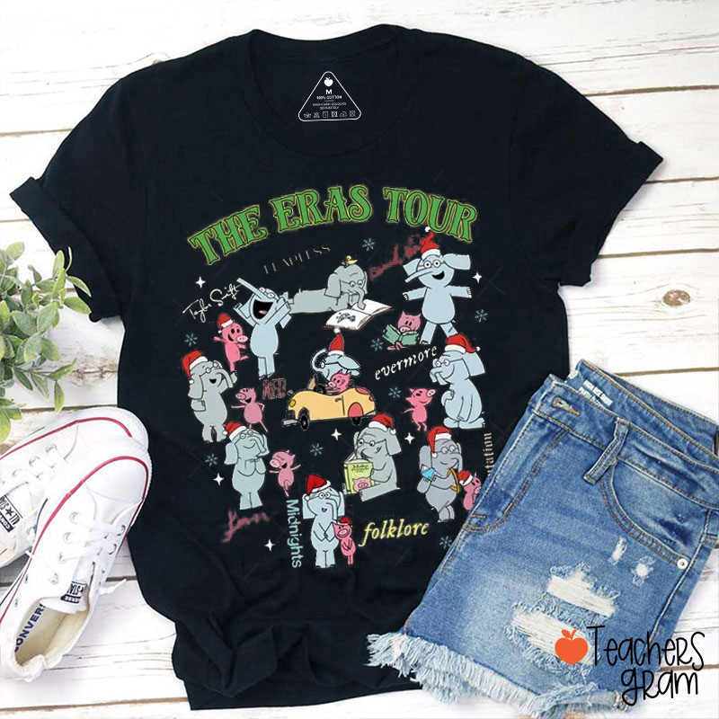 The Eras Tour Merry Christmas Teacher T-Shirt