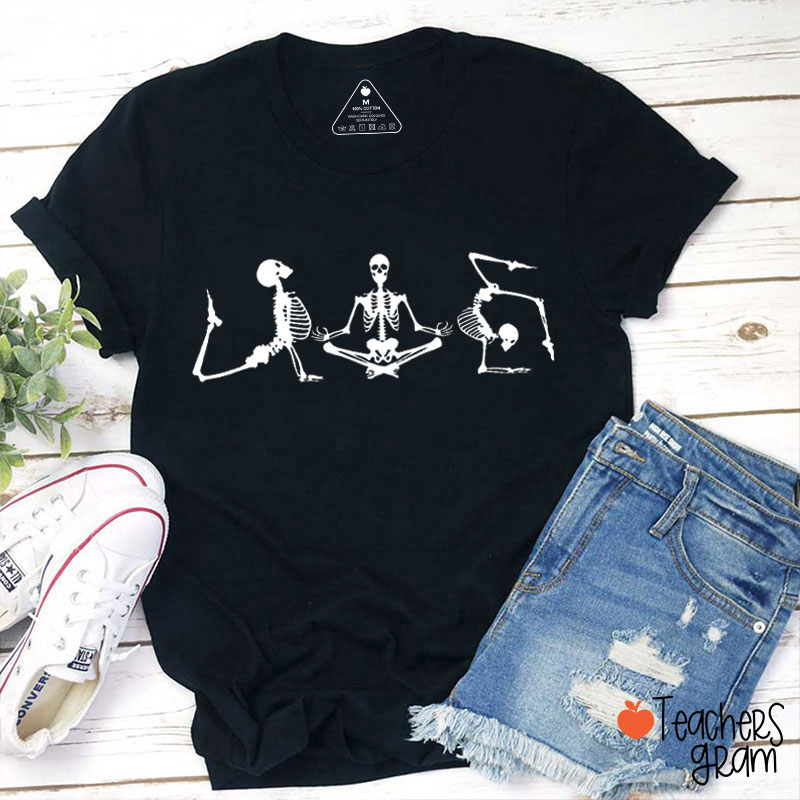 Yoga Skeleton Teacher T-Shirt