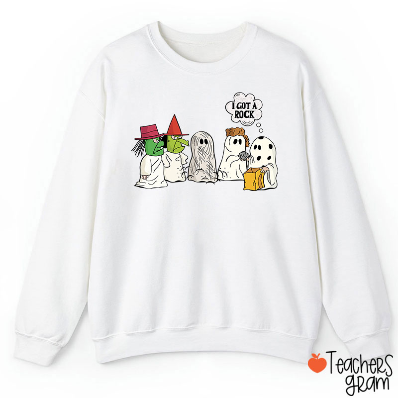 I Got A Rock Halloween Teacher Sweatshirt