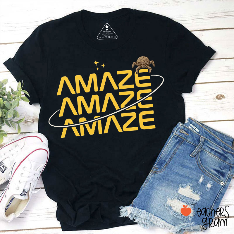 Amaze Amaze Amaze Rocky Vintage Teacher T-Shirt
