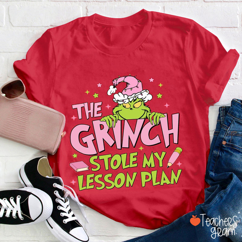 Stole My Lesson Plan Christmas Teacher T-Shirt