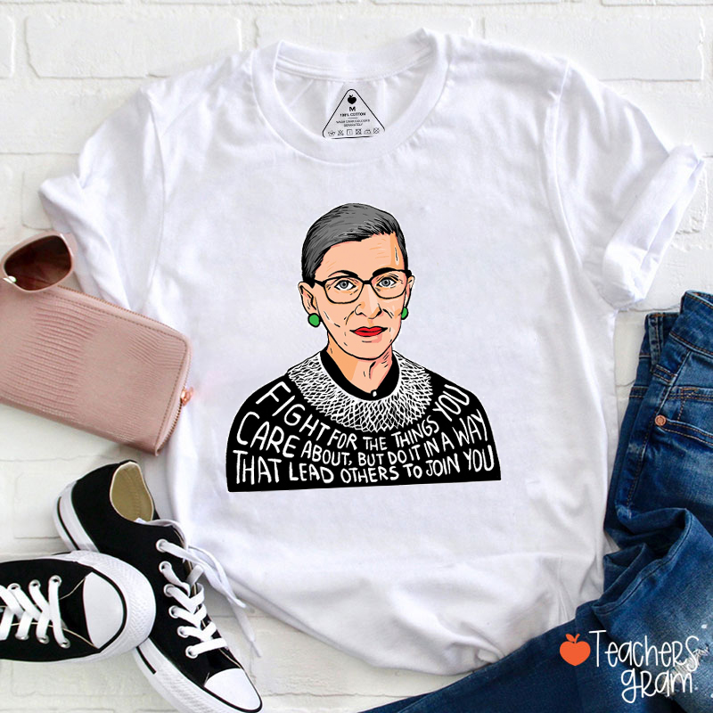 Ruth Bader Ginsburg Inspirational Teacher T-Shirt