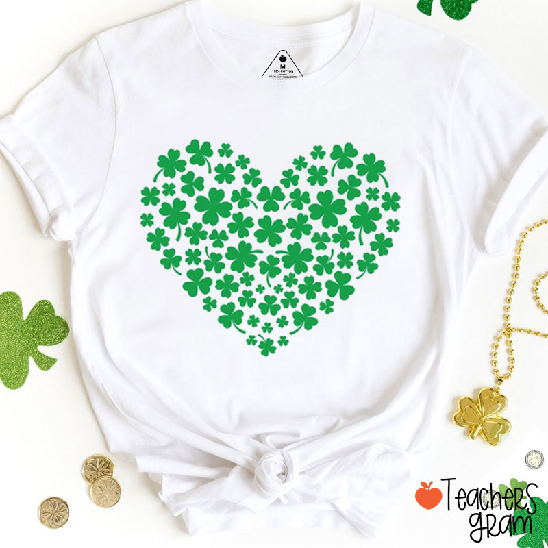Love Shamrock Teacher T-Shirt