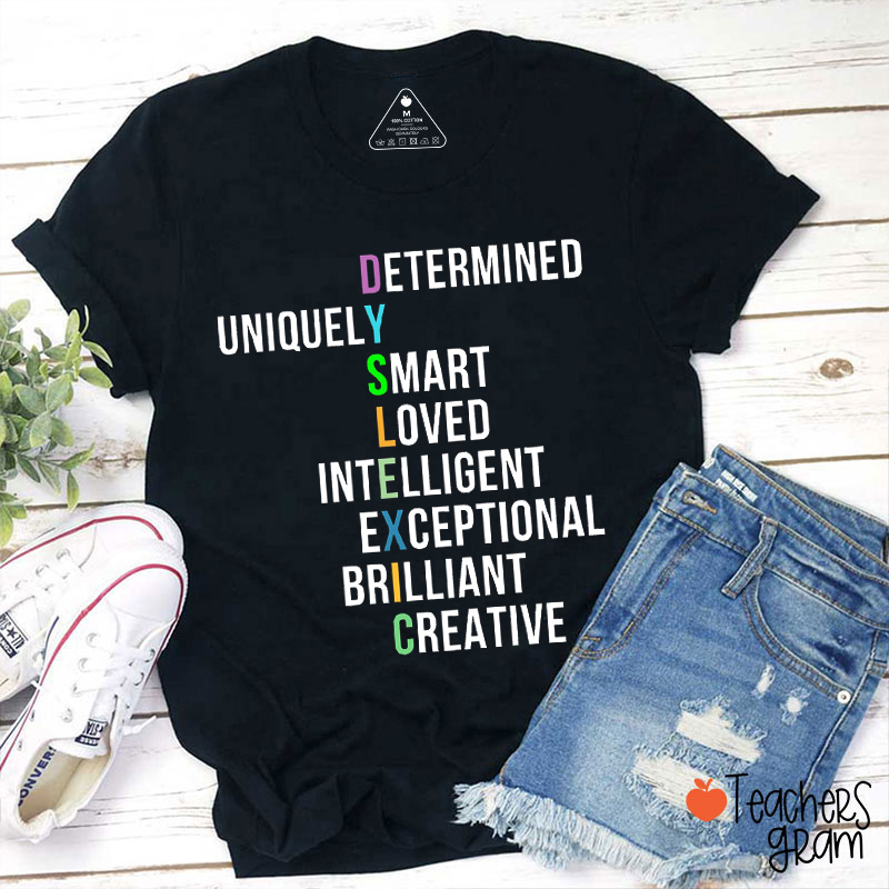 Dyslexia Neurodiversity Special Education Teacher T-Shirt